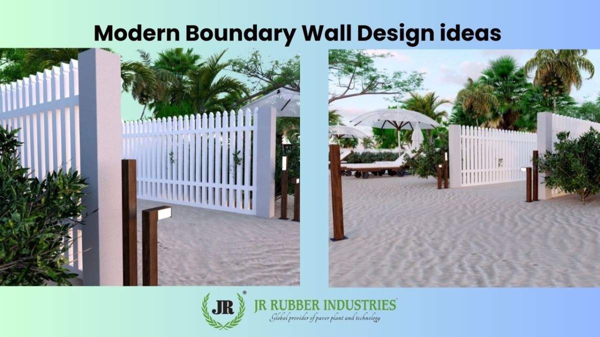 modern boundary wall design