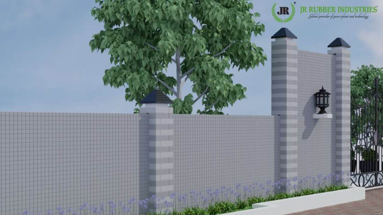 modern boundary wall design