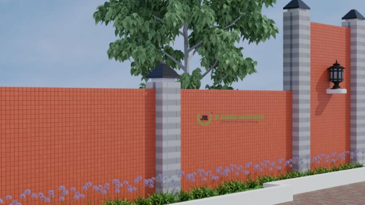 modern boundary wall design