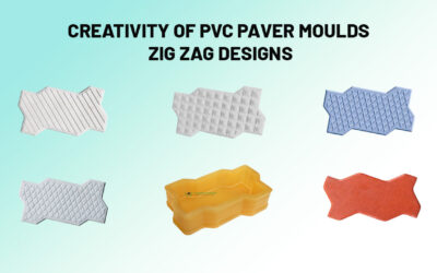 CREATIVITY OF  PVC PAVER MOULDS ZIG ZAG DESIGNS