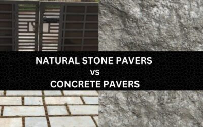 Natural stone  pavers vs  concrete pavers