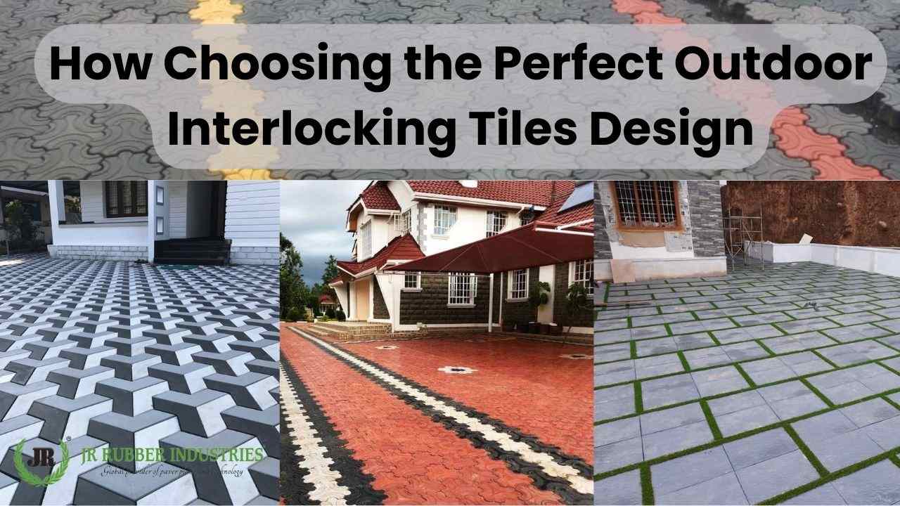 outdoor interlocking tiles design