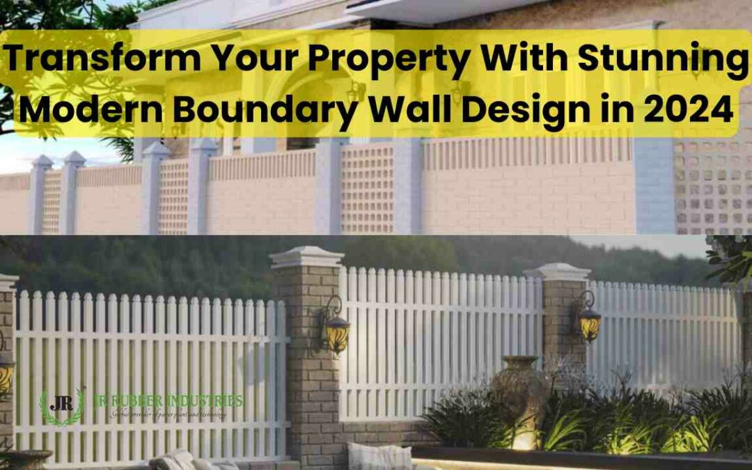 Transform Your Property With Stunning Modern Boundary Wall Design in 2024