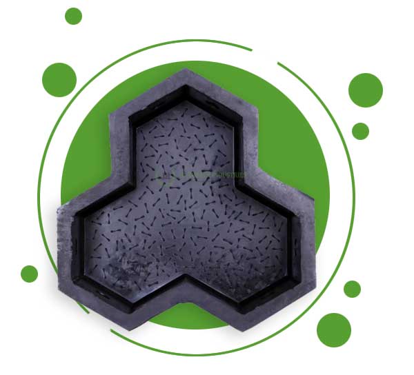 PM 20 Tristar rubber mould